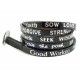 Bracelet Standard Metallic black