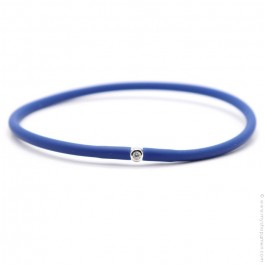 My first diamond navy blue bracelet