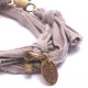 Bracelet vintage taupe Marie Depaire