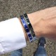 Speedometer Official black and blue bracelet