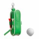 Etui balles de golf en cuir vert Entre 2 Rétros