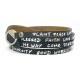 Bracelet new regular black Good Work(s) make a difference