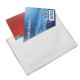 Porte monnaie - porte cartes bleu et blanc