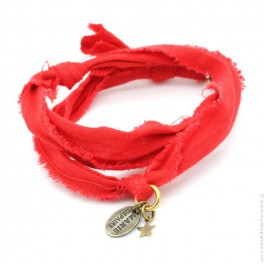 Bracelet vintage rouge