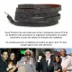 Black around eco believe you can bracelet