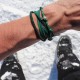 Tibetan dark green bracelet