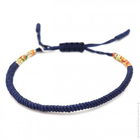 Bracelet Tibetain bleu marine