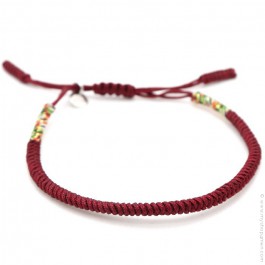 Bracelet Tibetain burgundy