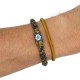 Tibetan saffron bracelet