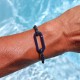 Navy blue Oval bracelet