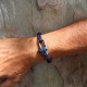 Bracelet Fisherman marine argent vieilli
