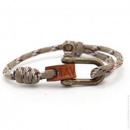 Fisherman beige bracelet