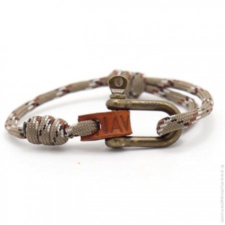 Bracelet Fisherman desert laiton antique