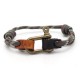 Bracelet Fisherman camouflage laiton vieilli