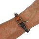 Bracelet Fisherman camouflage laiton vieilli