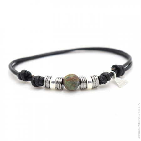 Bracelet Bengal turquoise africaine